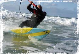 Kitesurfing