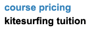 Course Pricing Kitesurfing Tuition